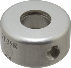 Allied Machine and Engineering - 1/8 NPT, 3/4" ID x 1-3/4" OD, Rotary Coolant Adapter for Indexable Tools - 7/8" Thick, 5/16 NC" Drive Rod Thread, Series T-A - Exact Tool & Supply