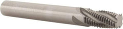 Scientific Cutting Tools - 1/4-18, 3/8-18 NPT, 0.382" Cutting Diam, 4 Flute, Solid Carbide Helical Flute Thread Mill - Internal/External Thread, 0.8" LOC, 3-1/2" OAL, 7/16" Shank Diam - Exact Tool & Supply