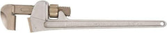 Ampco - 14" Aluminum Straight Pipe Wrench - 2-13/16" Pipe Capacity - Exact Tool & Supply