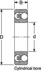 SKF - Radial Ball Bearings; Type: Self Aligning ; Style: Open ; Bore Diameter (mm): 30.00 ; Outside Diameter (mm): 62.00 ; Width (mm): 16.00 ; Flange Type: Without Flange - Exact Tool & Supply