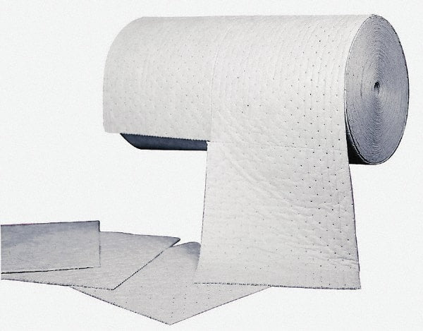 Oil-Dri - Pads, Rolls & Mats; Type: Roll ; Application: Non-Aggressive Leaks and Spills; Universal ; Capacity per Package (Gal.): 56.00; 56.0 ; Length: 150'; 150.00 ; Overall Length: 150.00 ; Width: 30" - Exact Tool & Supply