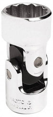 Proto - 3/8" Drive, Standard Hand Socket - 12 Points, 2-3/32" OAL, Alloy Steel, Chrome Finish - Exact Tool & Supply