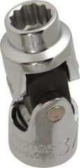 Proto - 3/8", 3/8" Drive, Standard Hand Socket - 12 Points, 1-3/4" OAL, Alloy Steel, Chrome Finish - Exact Tool & Supply