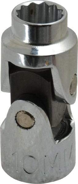 Proto - 3/8" Drive, Standard Hand Socket - 12 Points, 1-3/4" OAL, Alloy Steel, Chrome Finish - Exact Tool & Supply