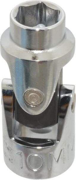 Proto - 3/8" Drive, Standard Hand Socket - 6 Points, 1-3/4" OAL, Alloy Steel, Chrome Finish - Exact Tool & Supply