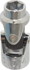 Proto - 3/8" Drive, Standard Hand Socket - 6 Points, 1-3/4" OAL, Alloy Steel, Chrome Finish - Exact Tool & Supply