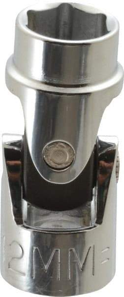 Proto - 3/8" Drive, Standard Hand Socket - 6 Points, 1-3/4" OAL, Alloy Steel, Chrome Finish - Exact Tool & Supply