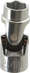 Proto - 3/8" Drive, Standard Hand Socket - 6 Points, 1-3/4" OAL, Alloy Steel, Chrome Finish - Exact Tool & Supply
