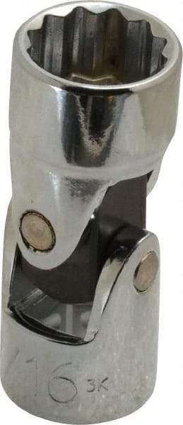 Proto - 9/16", 3/8" Drive, Standard Hand Socket - 12 Points, 1-27/32" OAL, Alloy Steel, Chrome Finish - Exact Tool & Supply