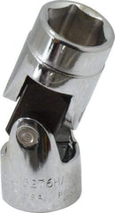 Proto - 3/8" Drive, Standard Hand Socket - 6 Points, 1-27/32" OAL, Alloy Steel, Chrome Finish - Exact Tool & Supply