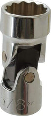 Proto - 5/8", 3/8" Drive, Standard Hand Socket - 12 Points, 1-27/32" OAL, Alloy Steel, Chrome Finish - Exact Tool & Supply