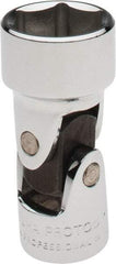 Proto - 11/16", 3/8" Drive, Standard Hand Socket - 6 Points, 2" OAL, Alloy Steel, Chrome Finish - Exact Tool & Supply
