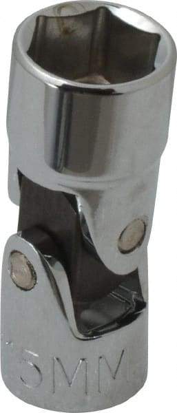 Proto - 3/8" Drive, Standard Hand Socket - 6 Points, 2" OAL, Alloy Steel, Chrome Finish - Exact Tool & Supply