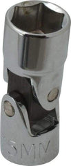 Proto - 3/8" Drive, Standard Hand Socket - 6 Points, 2" OAL, Alloy Steel, Chrome Finish - Exact Tool & Supply
