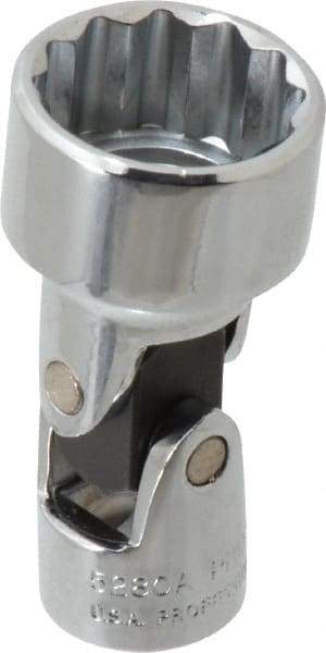 Proto - 7/8", 3/4" Drive, Standard Hand Socket - 12 Points, 2" OAL, Chrome Finish - Exact Tool & Supply