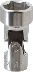 Proto - 3/8" Drive, Standard Hand Socket - 6 Points, 2" OAL, Alloy Steel, Chrome Finish - Exact Tool & Supply