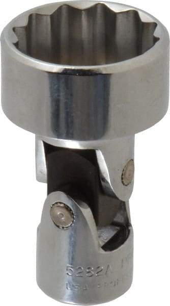 Proto - 15/16", 3/8" Drive, Standard Hand Socket - 12 Points, 2-3/32" OAL, Alloy Steel, Chrome Finish - Exact Tool & Supply
