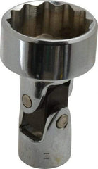 Proto - 1", 3/8" Drive, Standard Hand Socket - 12 Points, 2-3/32" OAL, Alloy Steel, Chrome Finish - Exact Tool & Supply