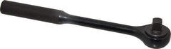 Proto - 3/8" Drive Round Head Standard Ratchet - Black Oxide Finish, 7-3/8" OAL, 72 Gear Teeth, Standard Head - Exact Tool & Supply