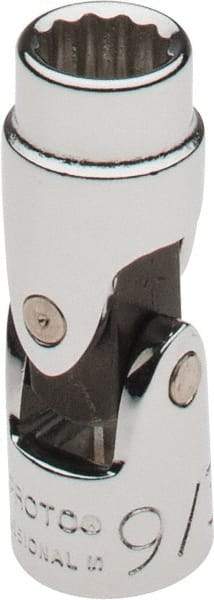 Proto - 9/32", 1/4" Drive, Standard Hand Socket - 12 Points, 1-13/32" OAL, Alloy Steel, Chrome Finish - Exact Tool & Supply