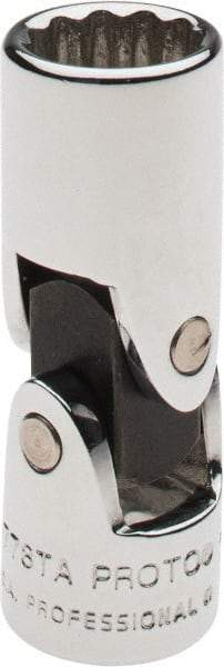 Proto - 11/32", 1/4" Drive, Standard Hand Socket - 12 Points, 1-25/64" OAL, Alloy Steel, Chrome Finish - Exact Tool & Supply