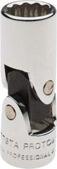 Proto - 11/32", 1/4" Drive, Standard Hand Socket - 12 Points, 1-25/64" OAL, Alloy Steel, Chrome Finish - Exact Tool & Supply