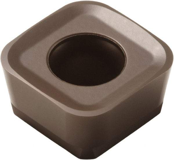 Seco - SCET120630 MD16 Grade T350M Carbide Milling Insert - TiCN/Al2O3 Finish, 1/4" Thick, 1/2" Inscribed Circle, 0.118" Corner Radius - Exact Tool & Supply