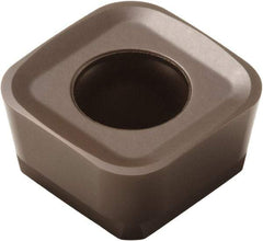 Seco - SCET120630 MD16 Grade T350M Carbide Milling Insert - TiCN/Al2O3 Finish, 1/4" Thick, 1/2" Inscribed Circle, 0.118" Corner Radius - Exact Tool & Supply
