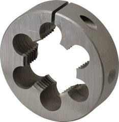 Interstate - 1-11 BSPT Thread, Round Pipe Die - 2-1/2" Outside Diam, High Speed Steel - Exact Tool & Supply