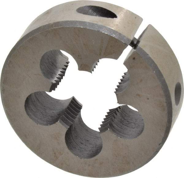 Interstate - 1/2-14 BSPP Thread, Round Pipe Die - 2" Outside Diam, High Speed Steel - Exact Tool & Supply