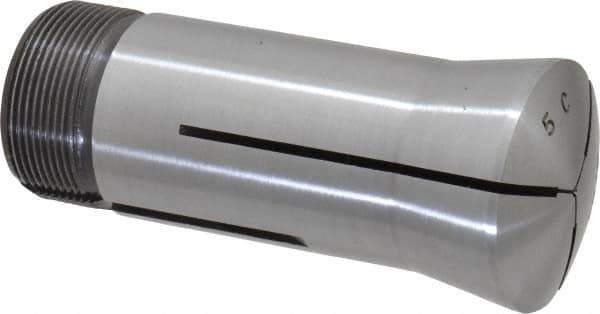 Lyndex - 3/64 Inch 5C Round Collet - 3.27 Inch Overall Length, 1.041-24 Internal Thread Size, Steel, 0.0007 Inch TIR - Exact Tool & Supply