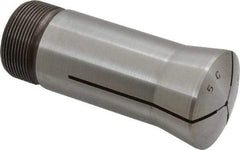 Lyndex - 3/32 Inch 5C Round Collet - 3.27 Inch Overall Length, 1.041-24 Internal Thread Size, Steel, 0.0007 Inch TIR - Exact Tool & Supply