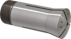 Lyndex - 5/32 Inch 5C Round Collet - 3.27 Inch Overall Length, 1.041-24 Internal Thread Size, Steel, 0.0007 Inch TIR - Exact Tool & Supply