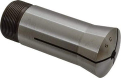 Lyndex - 9/32 Inch 5C Round Collet - 3.27 Inch Overall Length, 1.041-24 Internal Thread Size, Steel, 0.0007 Inch TIR - Exact Tool & Supply