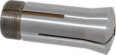 Lyndex - 5/16 Inch 5C Round Collet - 3.27 Inch Overall Length, 1.041-24 Internal Thread Size, Steel, 0.0007 Inch TIR - Exact Tool & Supply