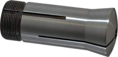 Lyndex - 3/8 Inch 5C Round Collet - 3.27 Inch Overall Length, 1.041-24 Internal Thread Size, Steel, 0.0007 Inch TIR - Exact Tool & Supply