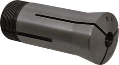 Lyndex - 27/64 Inch 5C Round Collet - 3.27 Inch Overall Length, 1.041-24 Internal Thread Size, Steel, 0.0011 Inch TIR - Exact Tool & Supply