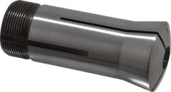 Lyndex - 31/64 Inch 5C Round Collet - 3.27 Inch Overall Length, 1.041-24 Internal Thread Size, Steel, 0.0011 Inch TIR - Exact Tool & Supply