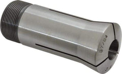 Lyndex - 37/64 Inch 5C Round Collet - 3.27 Inch Overall Length, 1.041-24 Internal Thread Size, Steel, 0.0011 Inch TIR - Exact Tool & Supply