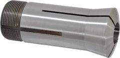 Lyndex - 5/8 Inch 5C Round Collet - 3.27 Inch Overall Length, 1.041-24 Internal Thread Size, Steel, 0.0011 Inch TIR - Exact Tool & Supply