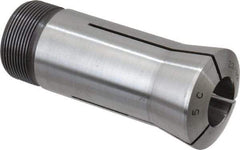 Lyndex - 23/32 Inch 5C Round Collet - 3.27 Inch Overall Length, 1.041-24 Internal Thread Size, Steel, 0.0011 Inch TIR - Exact Tool & Supply