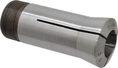 Lyndex - 51/64 Inch 5C Round Collet - 3.27 Inch Overall Length, 1.041-24 Internal Thread Size, Steel, 0.0011 Inch TIR - Exact Tool & Supply