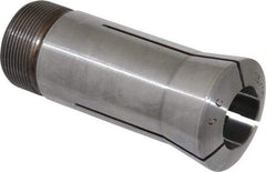 Lyndex - 13/16 Inch 5C Round Collet - 3.27 Inch Overall Length, 1.041-24 Internal Thread Size, Steel, 0.0011 Inch TIR - Exact Tool & Supply