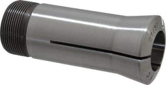 Lyndex - 27/32 Inch 5C Round Collet - 3.27 Inch Overall Length, 1.041-24 Internal Thread Size, Steel, 0.0011 Inch TIR - Exact Tool & Supply