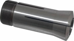 Lyndex - 55/64 Inch 5C Round Collet - 3.27 Inch Overall Length, 1.041-24 Internal Thread Size, Steel, 0.0011 Inch TIR - Exact Tool & Supply