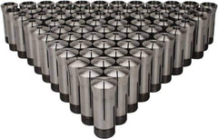 Lyndex - 69 Piece, 1/16" to 1-1/8" Capacity, 5C Round Collet Set - Increments of 1/64 Inch - Exact Tool & Supply
