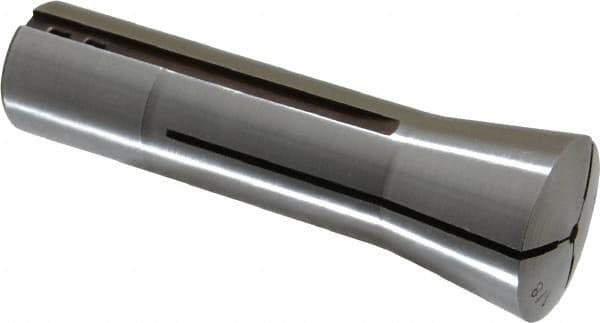 Lyndex - 1/8 Inch Steel R8 Collet - 7/16-20 Drawbar Thread, 0.0007 Inch TIR - Exact Tool & Supply