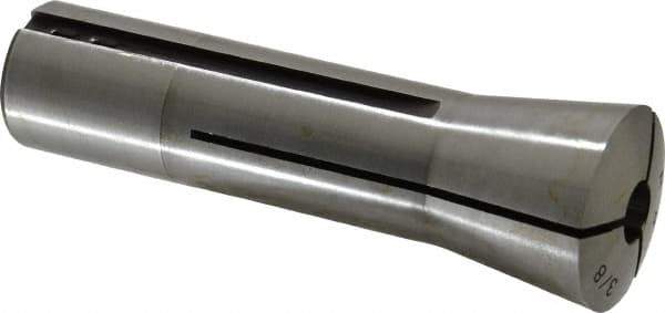 Lyndex - 3/8 Inch Steel R8 Collet - 7/16-20 Drawbar Thread, 0.0007 Inch TIR - Exact Tool & Supply