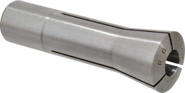 Lyndex - 17/32 Inch Steel R8 Collet - 7/16-20 Drawbar Thread, 0.0011 Inch TIR - Exact Tool & Supply