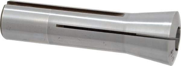 Lyndex - 9/16 Inch Steel R8 Collet - 7/16-20 Drawbar Thread, 0.0011 Inch TIR - Exact Tool & Supply